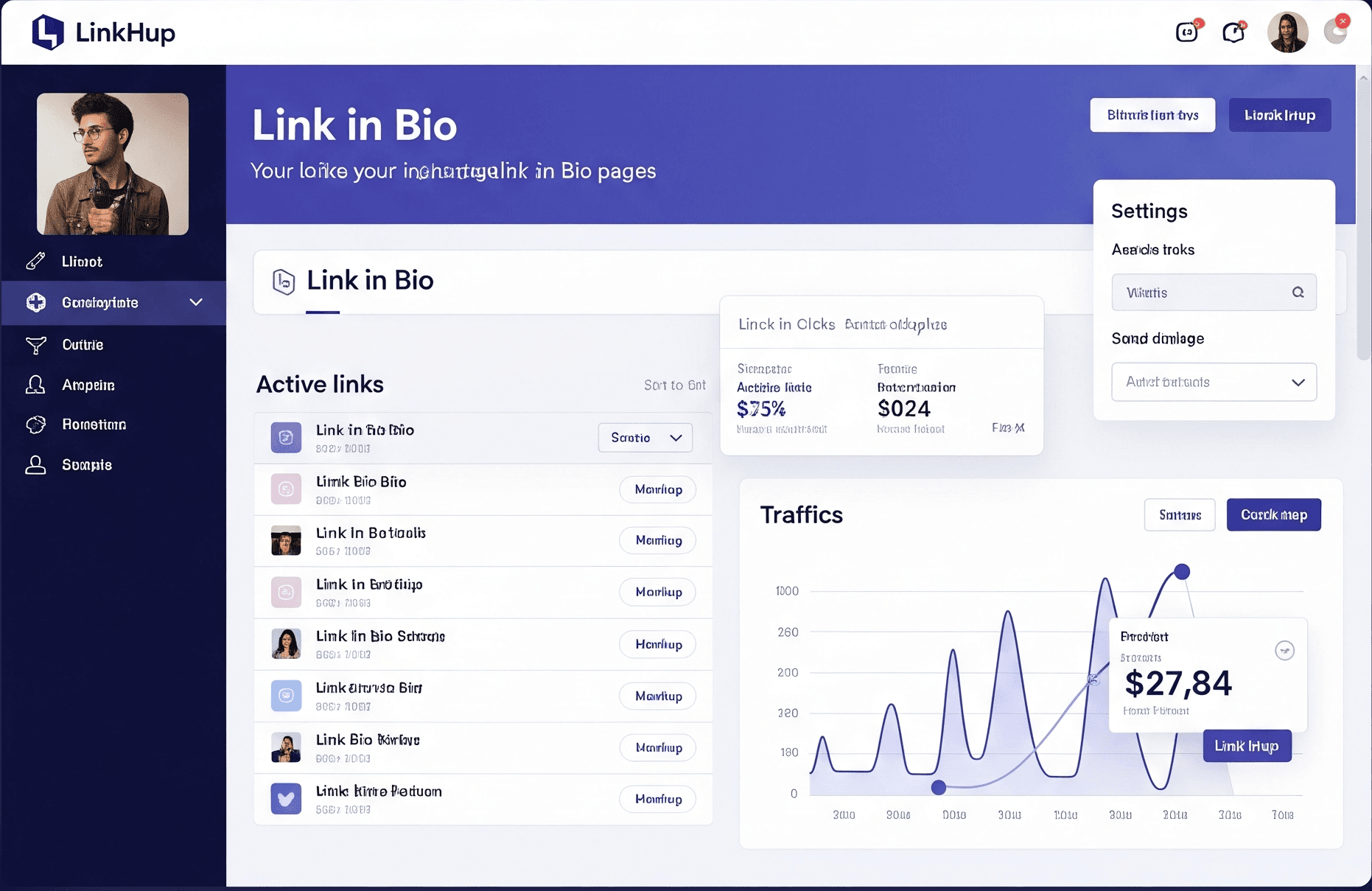 App dashboard preview